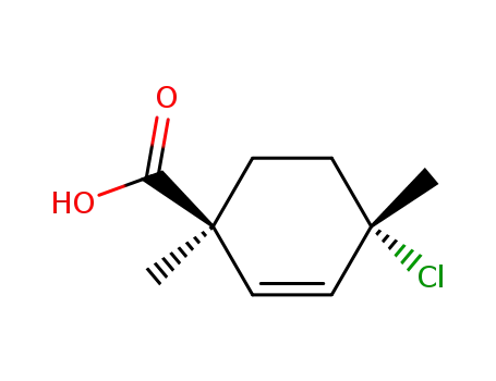 trans-4-chloro-1,4-dimethyl-2-cyclohexenecarboxylic acid