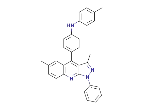 [4-(3,6-Dimethyl-1-phenyl-1H-pyrazolo[3,4-b]quinolin-4-yl)-phenyl]-p-tolyl-amine