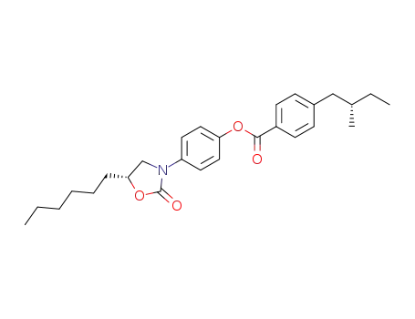 4-((S)-2-Methyl-butyl)-benzoic acid 4-((R)-5-hexyl-2-oxo-oxazolidin-3-yl)-phenyl ester