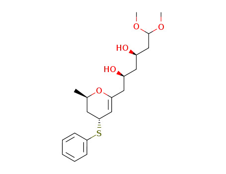 (2S,4R)-6,6-Dimethoxy-1-((4R,6R)-6-methyl-4-phenylsulfanyl-5,6-dihydro-4H-pyran-2-yl)-hexane-2,4-diol
