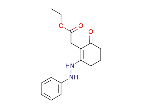 1-Phenylhydrazino-2-ethoxycarbonylmethyl-cyclohexen-<sup>(1)</sup>-on-<sup>(3)</sup>