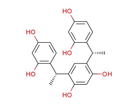 4-[(S)-1-(2,4-Dihydroxy-phenyl)-ethyl]-6-[(R)-1-(2,4-dihydroxy-phenyl)-ethyl]-benzene-1,3-diol