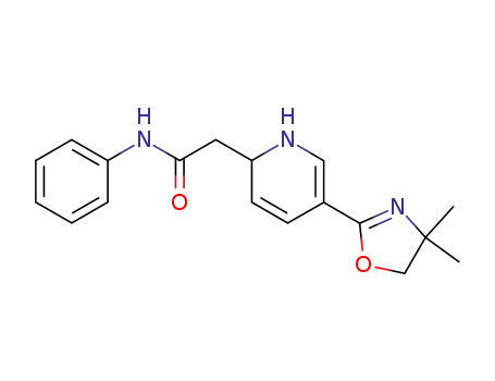 Molecular Structure of 96090-39-0 (2-[5-(4,4-Dimethyl-4,5-dihydro-oxazol-2-yl)-1,2-dihydro-pyridin-2-yl]-N-phenyl-acetamide)