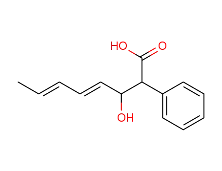 threo-3-Hydroxy-2-phenyl-(E,E)-4,6-octadiensaeure
