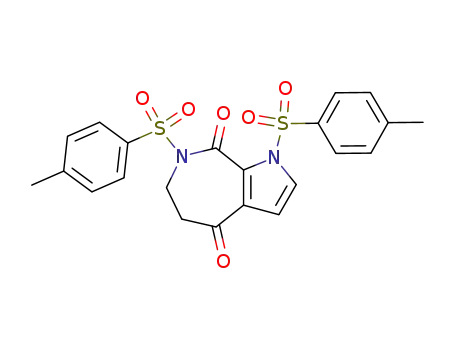 1,7-di(4-methylphenylsulfonyl)-6,7-dihydropyrrolo<2,3-c>azepine-4,8(1H,5H)-dione