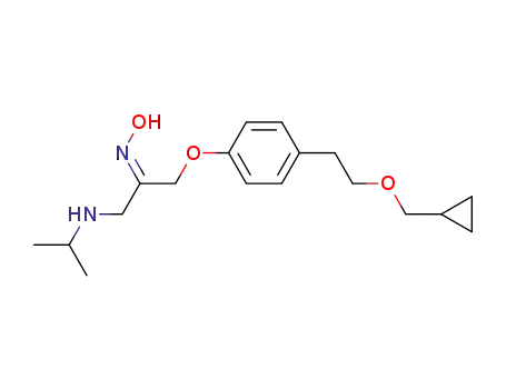 1-[4-(2-Cyclopropylmethoxy-ethyl)-phenoxy]-3-isopropylamino-propan-2-one oxime