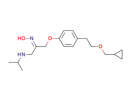 1-[4-(2-Cyclopropylmethoxy-ethyl)-phenoxy]-3-isopropylamino-propan-2-one oxime