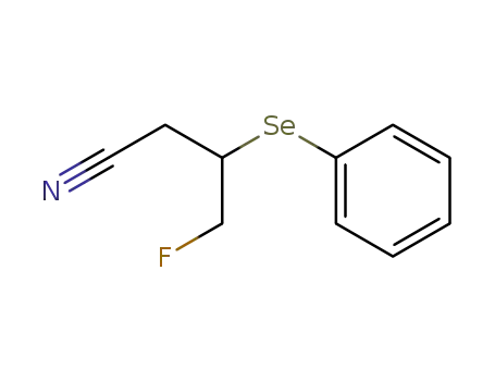 4-Fluoro-3-phenylselanyl-butyronitrile