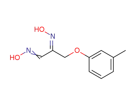 2-[(E)-Hydroxyimino]-3-m-tolyloxy-propionaldehyde oxime