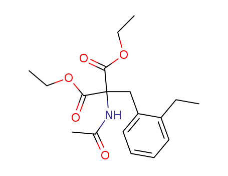 Propanedioic acid, (acetylamino)[(2-ethylphenyl)methyl]-, diethyl ester