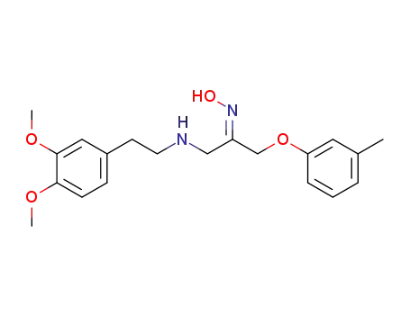 1-[2-(3,4-Dimethoxy-phenyl)-ethylamino]-3-m-tolyloxy-propan-2-one oxime