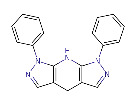 1,7-Diphenyl-1,4,7,8-tetrahydro-dipyrazolo[3,4-b;4',3'-e]pyridine