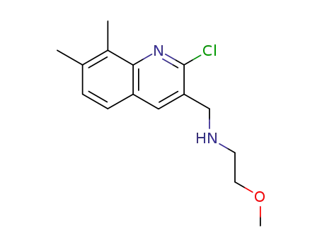 N-[(2-chloro-7,8-dimethylquinolin-3-yl)methyl]-2-methoxyethylamine