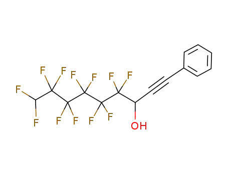 1-Nonyn-3-ol, 4,4,5,5,6,6,7,7,8,8,9,9-dodecafluoro-1-phenyl-