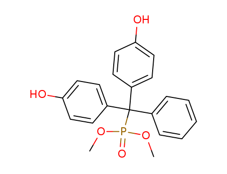 Phosphonic acid, [bis(4-hydroxyphenyl)phenylmethyl]-, dimethyl ester