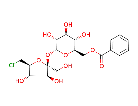 Benzoic acid (2R,3S,4S,5R,6R)-6-((2S,3S,4S,5S)-5-chloromethyl-3,4-dihydroxy-2-hydroxymethyl-tetrahydro-furan-2-yloxy)-3,4,5-trihydroxy-tetrahydro-pyran-2-ylmethyl ester