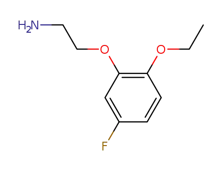 Molecular Structure of 125960-76-1 (2-(2-Ethoxy-5-fluoro-phenoxy)-ethylamine)