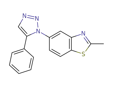 2-methyl-5-(5-phenyl-1,2,3-triazol-1-yl)benzothiazole