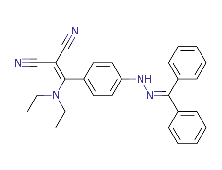 2-{[4-(N'-Benzhydrylidene-hydrazino)-phenyl]-diethylamino-methylene}-malononitrile