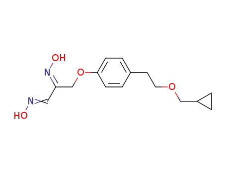 3-[4-(2-Cyclopropylmethoxy-ethyl)-phenoxy]-2-[(Z)-hydroxyimino]-propionaldehyde oxime