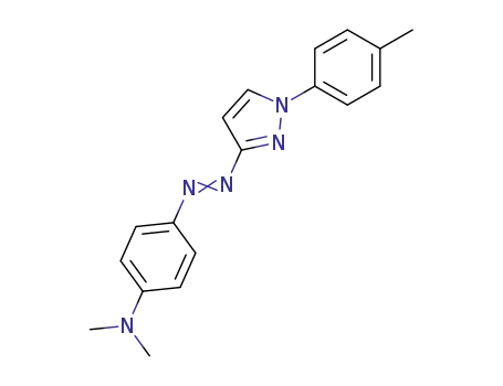 N,N-Dimethyl-4-[2-[1-(4-methylphenyl)-1H-pyrazol-3-yl]diazenyl]benzenamine