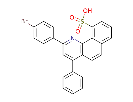 2-(4-Bromo-phenyl)-4-phenyl-benzo[h]quinoline-10-sulfonic acid