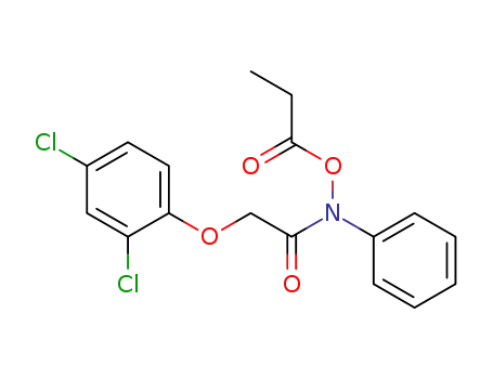 2-(2,4-Dichloro-phenoxy)-N-phenyl-N-propionyloxy-acetamide