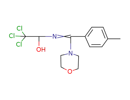 Morpholine,
4-[(4-methylphenyl)[(2,2,2-trichloro-1-hydroxyethyl)imino]methyl]-