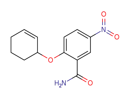 2-(Cyclohex-2-enyloxy)-5-nitro-benzamide