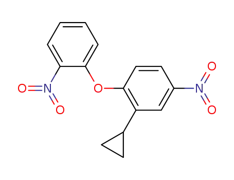2-nitrophenyl 4-nitro-2-cyclopropylphenyl ether