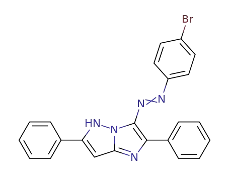 (4-Bromo-phenyl)-(2,6-diphenyl-5H-imidazo[1,2-b]pyrazol-3-yl)-diazene