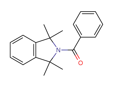 Molecular Structure of 153709-74-1 (N-benzoyl-1,1,3,3-tetramethylisoindoline)