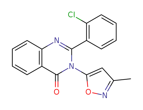 2-(2-クロロフェニル)-3-(3-メチルイソオキサゾール-5-イル)-4(3H)-キナゾリノン
