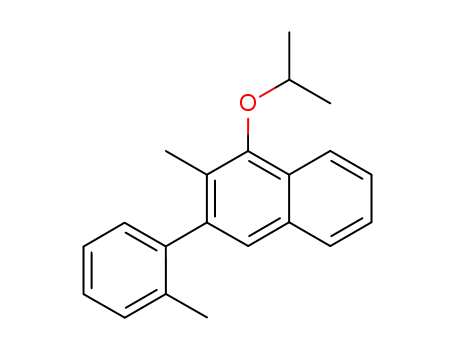 isopropoxy-4 (o-methylphenyl)-2 methyl-3 naphtalene