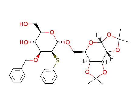 6'-(1',2':3',4'-diisopropylidenegalactopyranosyl) 3-O-benzyl-2-deoxy-2-(phenylthio)-α-D-mannopyranoside