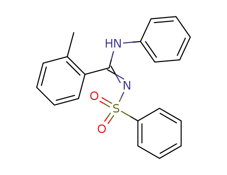 N-[1-Phenylamino-1-o-tolyl-meth-(E)-ylidene]-benzenesulfonamide
