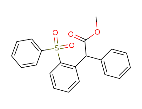 (2-Benzenesulfonyl-phenyl)-phenyl-acetic acid methyl ester