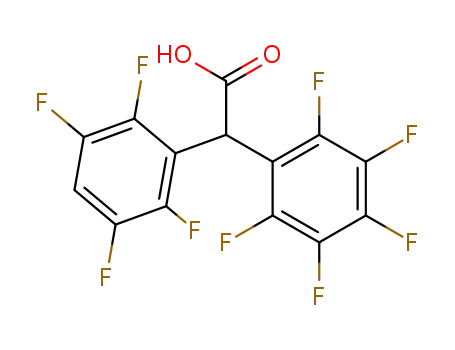 Pentafluorophenyl-(2,3,5,6-tetrafluoro-phenyl)-acetic acid