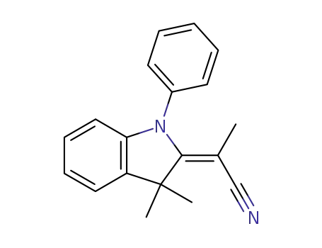 2-[3,3-Dimethyl-1-phenyl-1,3-dihydro-indol-(2E)-ylidene]-propionitrile