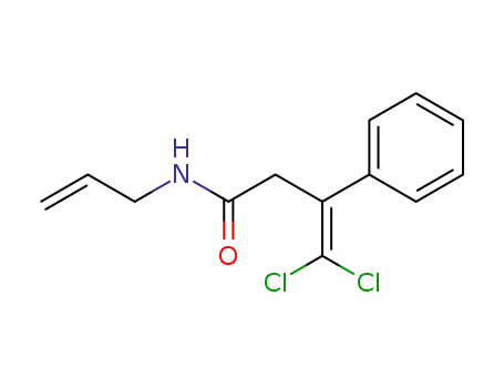 N-allyl-3-phenyl-4,4-dichloro-3-butenamide