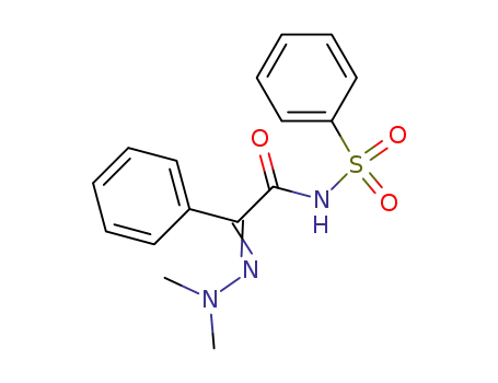 N-[2-(Dimethyl-hydrazono)-2-phenyl-acetyl]-benzenesulfonamide