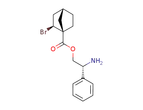(1S,2S,4R)-2-Bromo-bicyclo[2.2.1]heptane-1-carboxylic acid (R)-2-amino-2-phenyl-ethyl ester