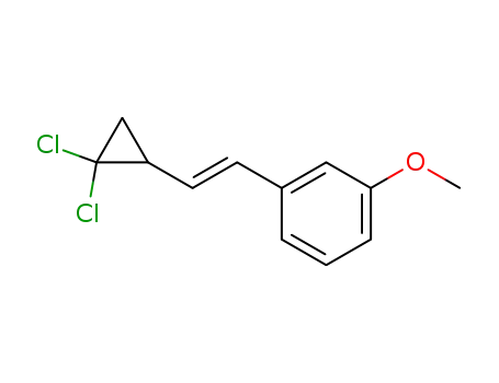 2-(trans-2-m-Methoxy-phenyl-ethenyl)-1,1-dichlor-cyclopropan