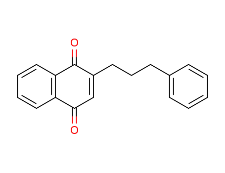 Molecular Structure of 142389-12-6 (1,4-Naphthalenedione, 2-(3-phenylpropyl)-)