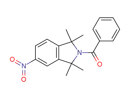 Molecular Structure of 153709-73-0 (N-benzoyl-1,1,3,3-tetramethyl-5-nitroisoindoline)