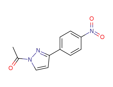 1-acetyl-3-(4-nitro-phenyl)-1<i>H</i>-pyrazole