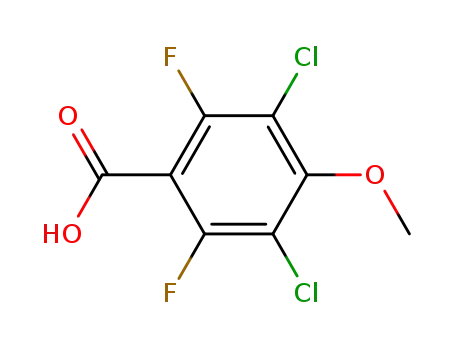 3,5-Dichlor-2,6-difluor-4-methoxy-benzoesaeure