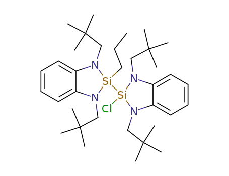 2'-chloro-1,3,1',3'-tetrakis-(2,2-dimethyl-propyl)-2-propyl-2,3,2',3'-tetrahydro-1<i>H</i>,1'<i>H</i>-[2,2']bi[benzo[1,3,2]diazasilolyl]