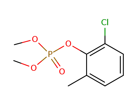 Molecular Structure of 3279-63-8 (Phosphoric acid, 2-chloro-6-methylphenyl dimethyl ester)