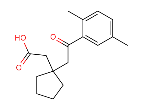 β,β-Cyclopentan-γ-(2.5-dimethylbenzoyl)-buttersaeure